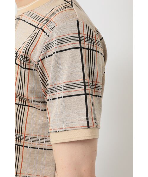 DAKS / ダックス その他トップス | イノベーションチェック 先染めTシャツ | 詳細3