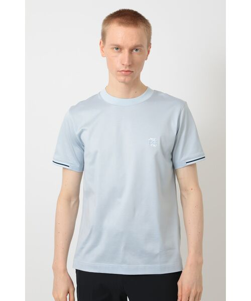 DAKS / ダックス その他トップス | GIZAコットン DAKSカラーライン Tシャツ（ベビーブルー）