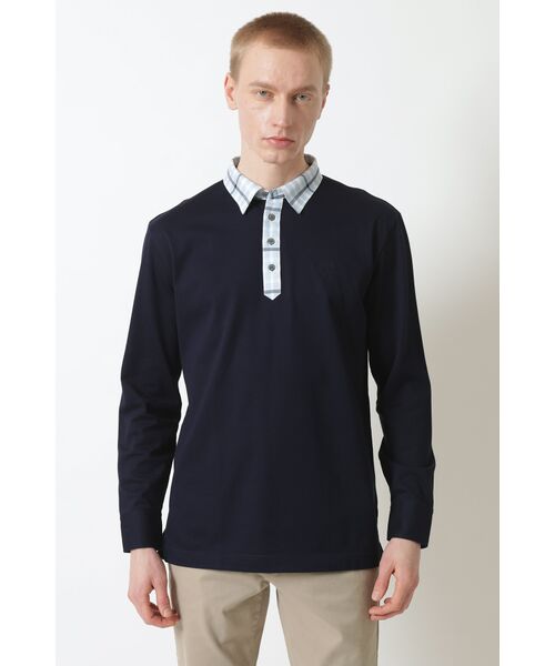 DAKS / ダックス その他トップス | スーピマ コットン ポロシャツ（ニューブルー）