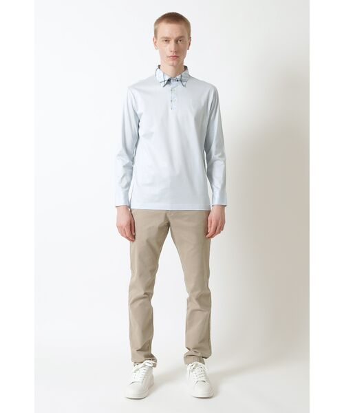 DAKS / ダックス その他トップス | ギザ コットン チェックポロシャツ | 詳細3