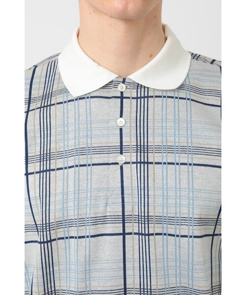 DAKS / ダックス その他トップス | イノベーションチェック 先染めポロシャツ | 詳細2