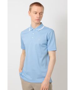 DAKS / ダックス その他トップス | スーピマコットン ラインリブ ポロシャツ