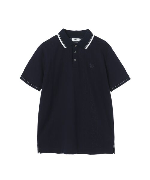 DAKS / ダックス その他トップス | スーピマコットン ラインリブ ポロシャツ | 詳細8