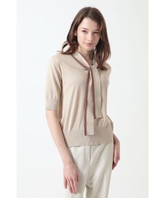 John Smedley for DAKS ハウスストライプトップ