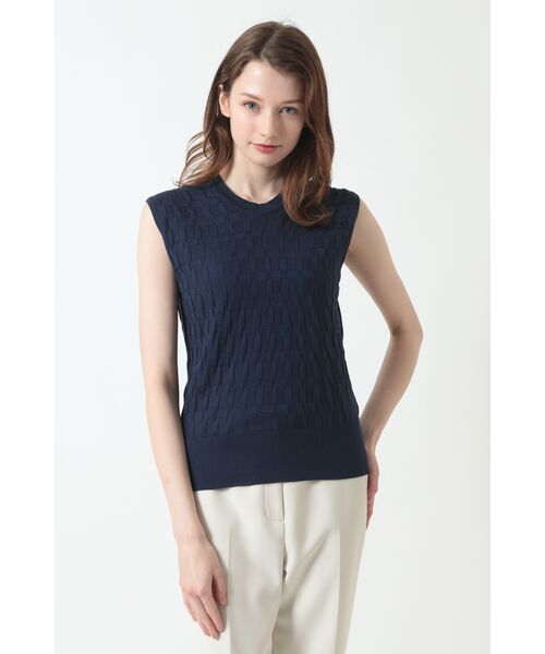 DAKS / ダックス その他 | John Smedley for DAKS ハウスチェックノースリーブトップ | 詳細10