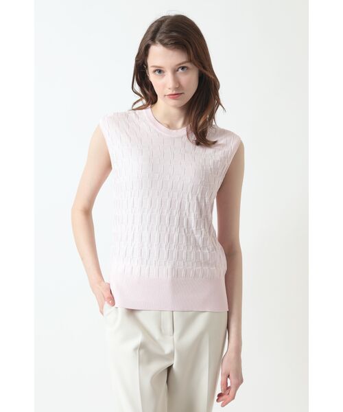 DAKS / ダックス その他 | John Smedley for DAKS ハウスチェックノースリーブトップ | 詳細8