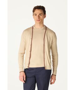 DAKS / ダックス その他 | John Smedley for DAKS ハウスストライプカーディガン