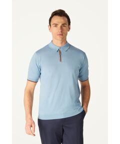 DAKS / ダックス その他 | John Smedley for DAKS ハウスストライプポロシャツ