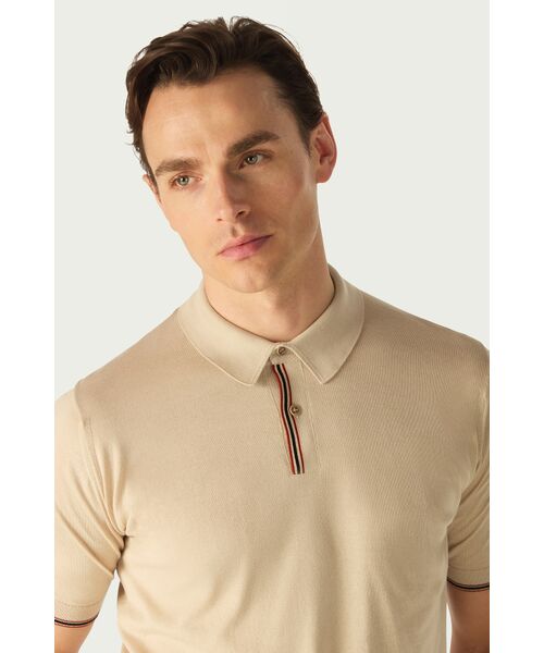 DAKS / ダックス その他 | John Smedley for DAKS ハウスストライプポロシャツ | 詳細1