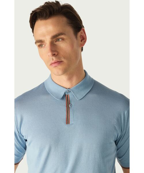 DAKS / ダックス その他 | John Smedley for DAKS ハウスストライプポロシャツ | 詳細2