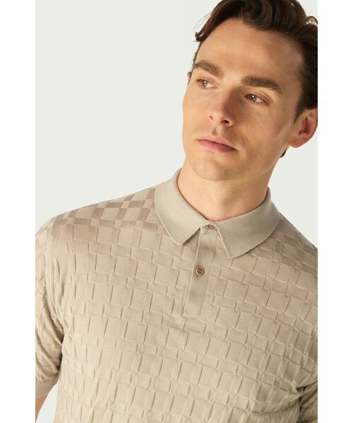 DAKS / ダックス その他 | John Smedley for DAKS ハウスチェックポロシャツ | 詳細3