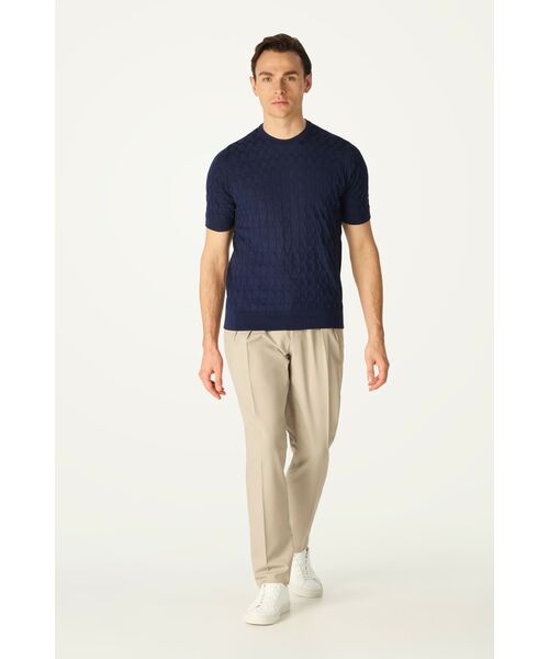 DAKS / ダックス その他 | John Smedley for DAKS ハウスチェックTシャツ | 詳細1