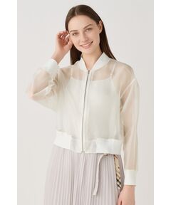 DAKS / ダックス その他アウター | シルクオーガンジーシアーブルゾン