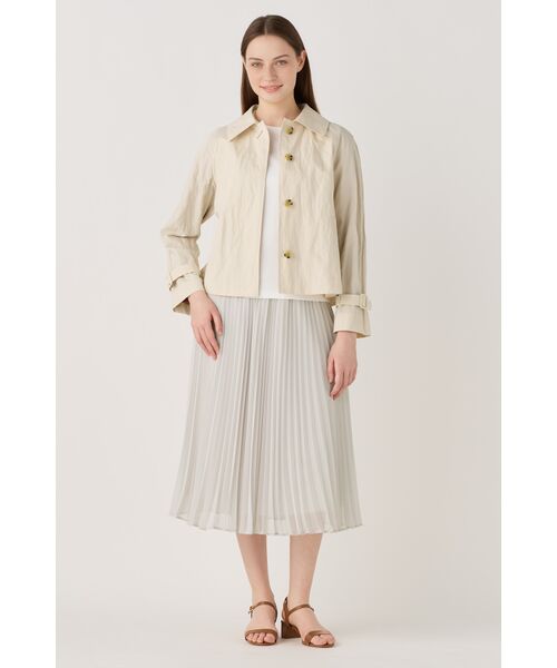 DAKS / ダックス その他アウター | シルク混ワッシャートレンチブルゾン | 詳細2