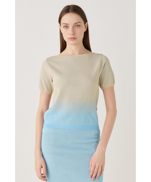 DAKS / ダックス その他トップス | アセテートグラデーションプルオーバー（ライトベージュ）
