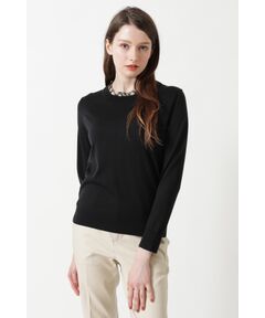 DAKS / ダックス その他トップス | 【保温保湿】メリノウールチェックフリルプルオーバー