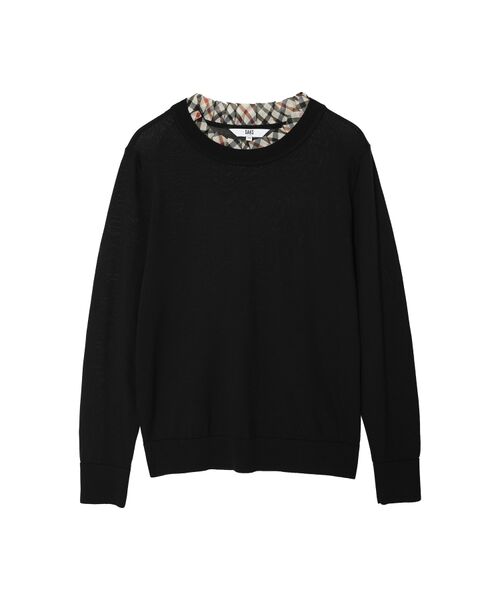 DAKS / ダックス その他トップス | 【保温保湿】メリノウールチェックフリルプルオーバー | 詳細4