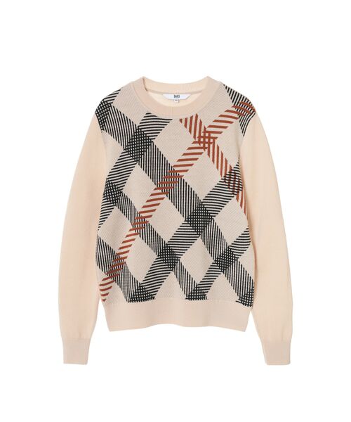 DAKS / ダックス その他トップス | 【保温保湿】メリノダブルビッグチェックプルオーバー | 詳細5