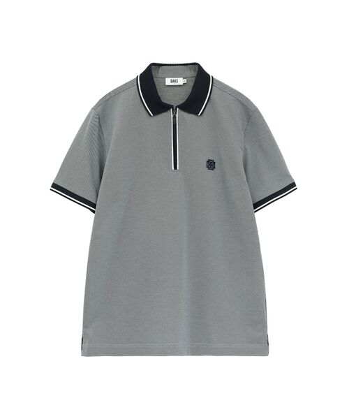 DAKS / ダックス その他トップス | 【多機能伸縮】ラインスポーティポロシャツ（ブルー）