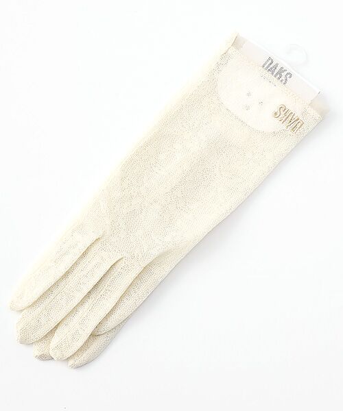 DAKS（GOODS） / ダックス（グッズ） 手袋 | レディース UVカット手袋（IVORY）