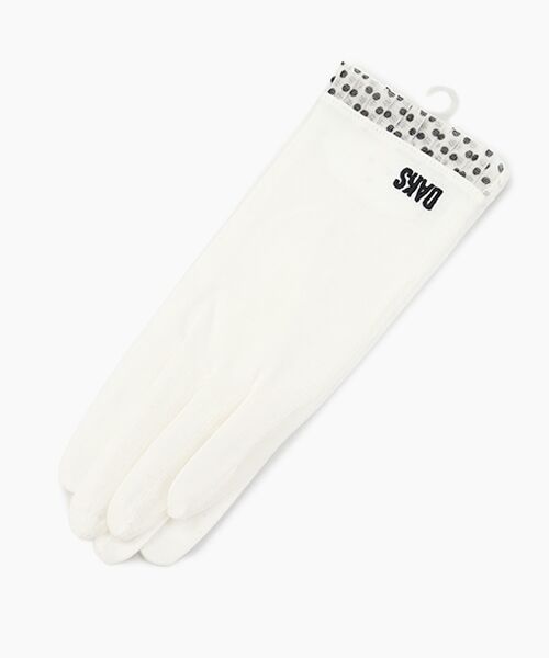 DAKS（GOODS） / ダックス（グッズ） 手袋 | レディース UVカット手袋（WHITE）