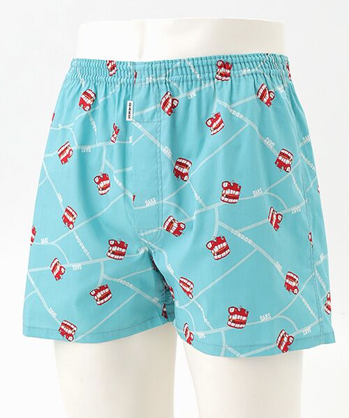 DAKS LONDON　アンダーウェア  / ダックス　ロンドン　アンダーウェア トランクス | 前開きトランクス（グリーン）