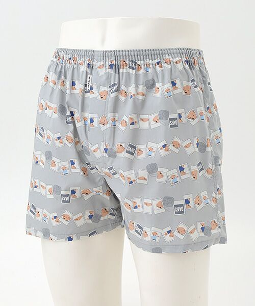 DAKS LONDON　アンダーウェア  / ダックス　ロンドン　アンダーウェア トランクス | 前開きトランクス（グレー）