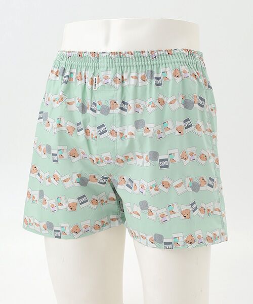 DAKS LONDON　アンダーウェア  / ダックス　ロンドン　アンダーウェア トランクス | 前開きトランクス（グリーン）