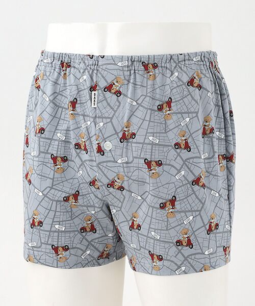 DAKS LONDON　アンダーウェア  / ダックス　ロンドン　アンダーウェア トランクス | 前開きニットトランクス（グレー）