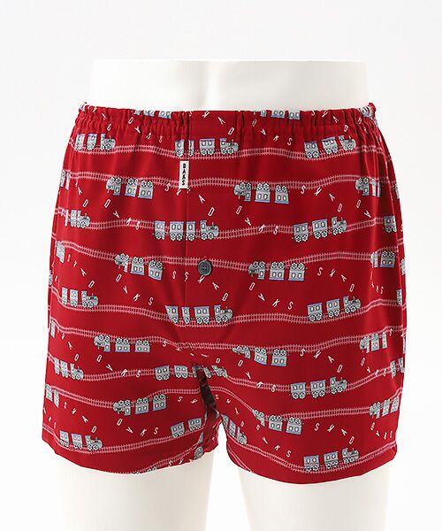 DAKS LONDON　アンダーウェア  / ダックス　ロンドン　アンダーウェア トランクス | 前開きニットトランクス（アカ）