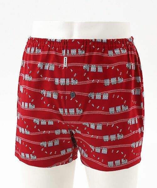 DAKS LONDON　アンダーウェア  / ダックス　ロンドン　アンダーウェア トランクス | 前開きニットトランクス（アカ）