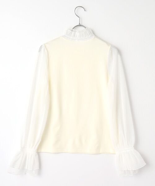 Dear Princess / ディア プリンセス カットソー | 【日本製】コットンウォーム　袖チュールカットソー | 詳細1