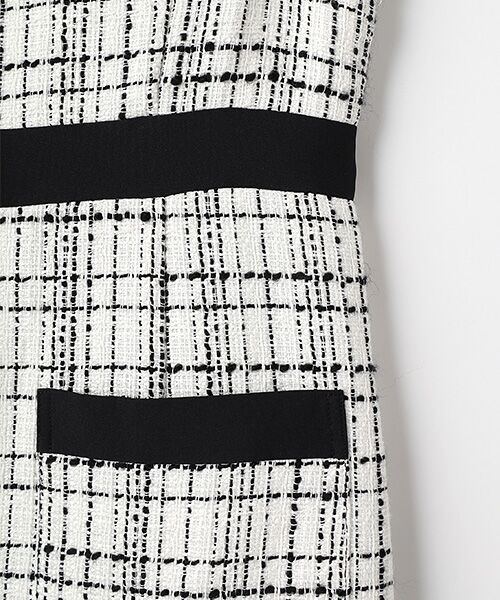 Dear Princess / ディア プリンセス ミニ丈・ひざ丈ワンピース | スラブブッチャーツイード　ワンピース | 詳細3