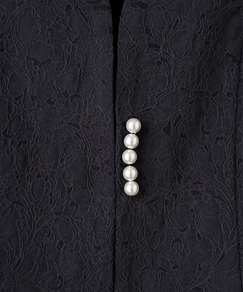Dear Princess / ディア プリンセス ノーカラージャケット | TCストレッチジャガード　ノーカラージャケット | 詳細6