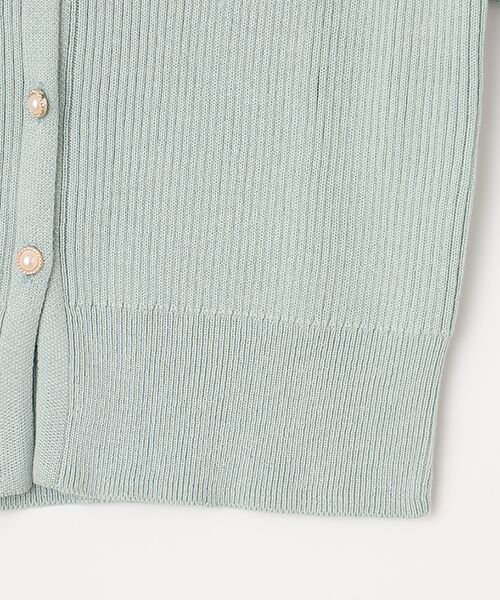 Dear Princess / ディア プリンセス カーディガン・ボレロ | パールボタン　リブカーディガン | 詳細6