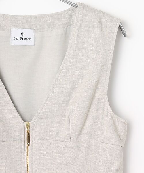 Dear Princess / ディア プリンセス ロング・マキシ丈ワンピース | フルジップ　ツイードワンピース | 詳細2