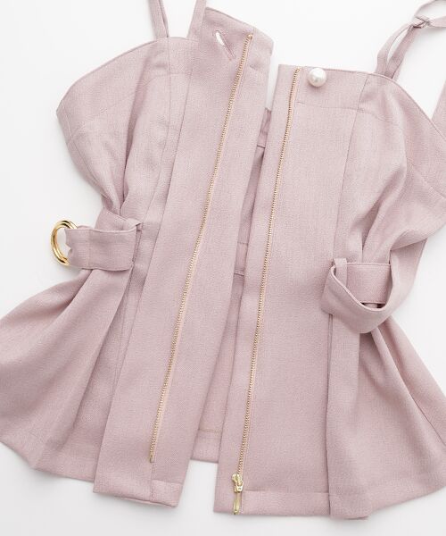 Dear Princess / ディア プリンセス キャミソール・チューブトップ | Hemp tone Twill　ビスチェ | 詳細5