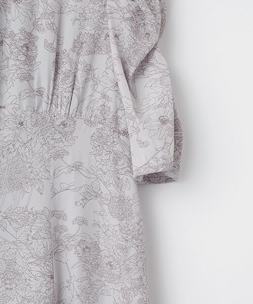 Dear Princess / ディア プリンセス ロング・マキシ丈ワンピース | 割繊デシンプリント　ワンピース | 詳細4