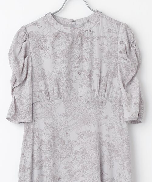 Dear Princess / ディア プリンセス ロング・マキシ丈ワンピース | 割繊デシンプリント　ワンピース | 詳細7