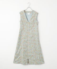 Dear Princess / ディア プリンセス ロング・マキシ丈ワンピース | 小花プリント コール天ワンピース