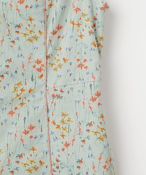 Dear Princess / ディア プリンセス ロング・マキシ丈ワンピース | 小花プリント コール天ワンピース | 詳細4