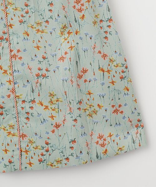 Dear Princess / ディア プリンセス ロング・マキシ丈ワンピース | 小花プリント コール天ワンピース | 詳細5