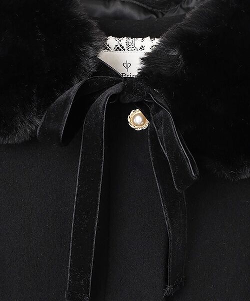 Dear Princess / ディア プリンセス その他アウター | アンゴラ混シャルムビーバー　ウールコート | 詳細1