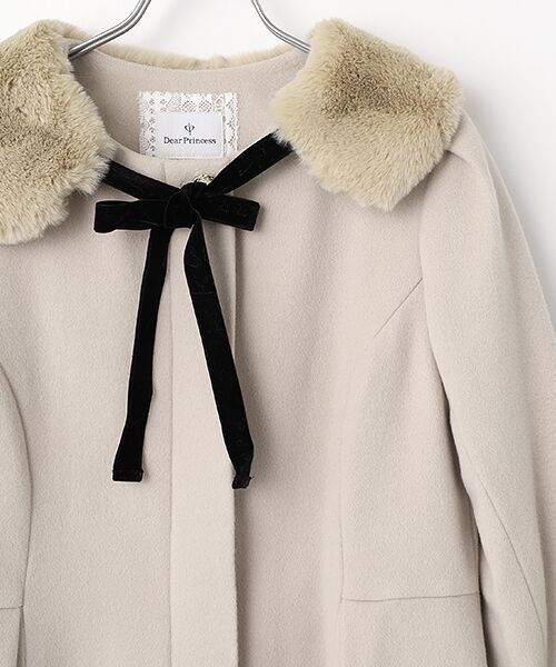 Dear Princess / ディア プリンセス その他アウター | アンゴラ混シャルムビーバー　ウールコート | 詳細3
