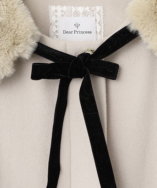 Dear Princess / ディア プリンセス その他アウター | アンゴラ混シャルムビーバー　ウールコート | 詳細7