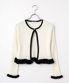 Dear Princess / ディア プリンセス カーディガン・ボレロ | 配色ライン　ニットカーディガン