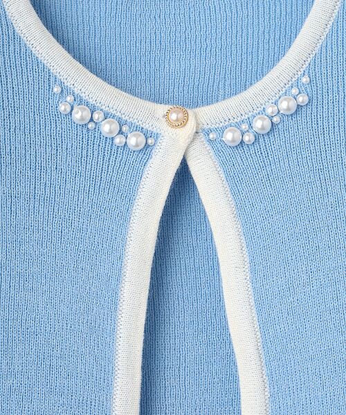 Dear Princess / ディア プリンセス カーディガン・ボレロ | 配色ライン　ニットカーディガン | 詳細7