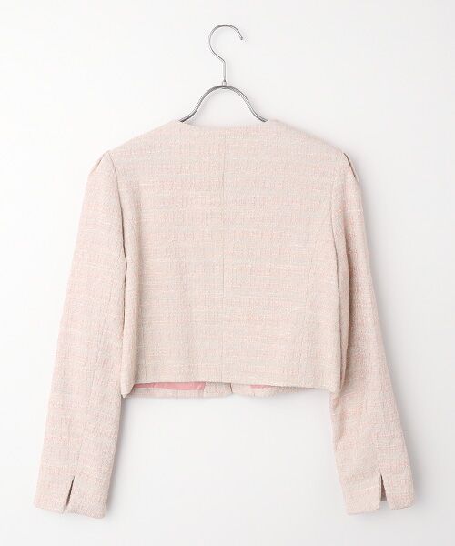Dear Princess / ディア プリンセス ノーカラージャケット | カラーツイード ジャケット | 詳細2