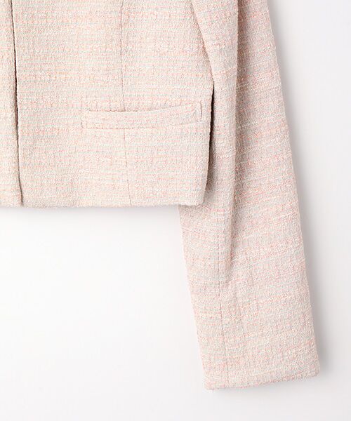 Dear Princess / ディア プリンセス ノーカラージャケット | カラーツイード ジャケット | 詳細4