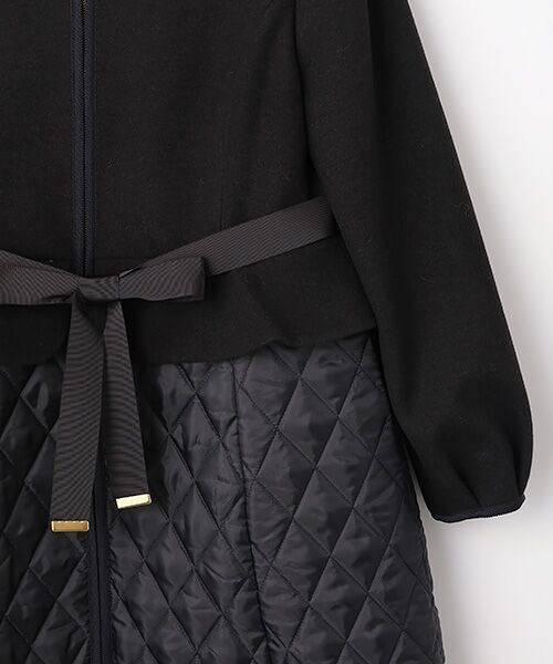 Dear Princess / ディア プリンセス その他アウター | 異素材ドッキング　ロングコート | 詳細3